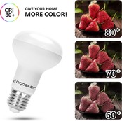 Aigostar Lampe Led E27 9W Spot Blanc Chaud