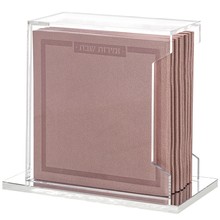 Acrylic Case with 8 Soft Leather Benchers Blush - Ashkenaz