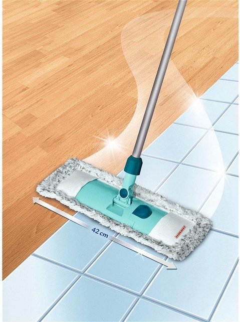 Leifheit Classic XL Bodenwischer mit Mikrofasertuch – 42 cm Wischbreite