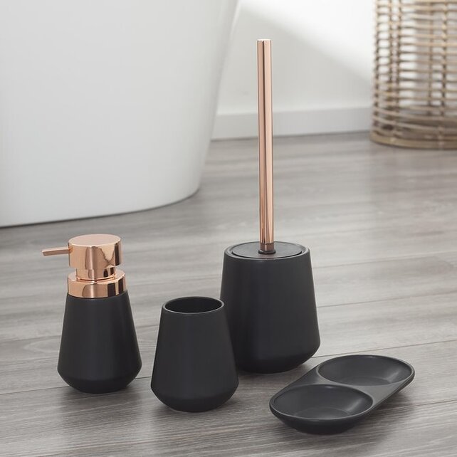 Sealskin Conical Soap Dispenser Black