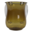 A&M A&M Acrylic Wash Cup Gold With Clear Handles 5 "