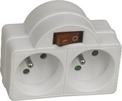 Rainbow Tweewegstekker Met Schakelaar