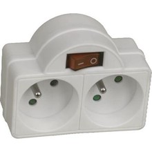 Rainbow Tweewegstekker Met Schakelaar