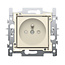 Niko Niko Socket outlet with pin earthing - Cream - Standard model 28.5mm screw terminals - 100-66600