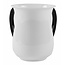 A&M A&MAcrylic Wash Cup Pearl With Black Handles 5"