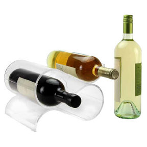 Kingzak Casier à vin en acrylique transparent
