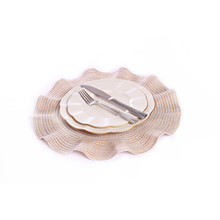 Golvende Placemats Beige - 6st.