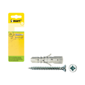 Smart Nylon Plugs+Screw 6X30 - 15pcs
