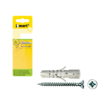 Smart Nylon Plugs+Screw 6X30 - 15pcs