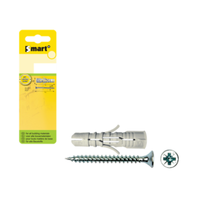 Intelligente Nylondübel+Schraube 6X30 - 15St