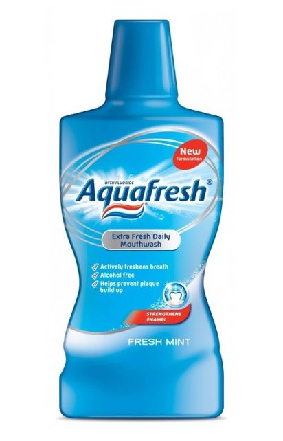 Aquafresh Mundwasser 500 ml Extra frische Minze