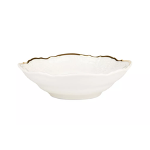 Assiette creuse en or Thun Bernadotte