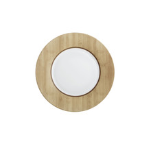 Luminarc Alpaga Dinner Plate - Set of 6 - Wooden Design Plates