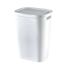 Curver Infinity Recycled Dots Laundry Basket with Lid - 60L