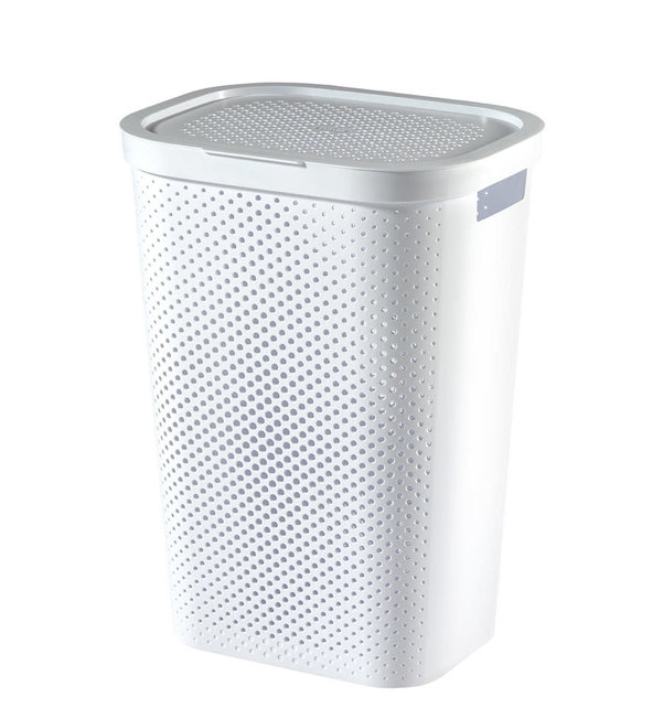 Curver Infinity Recycled Dots Wasmand met deksel - 60L