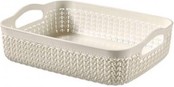 Plateau en tricot Curver Blanc