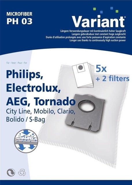 Stofzak Philips S-Bag