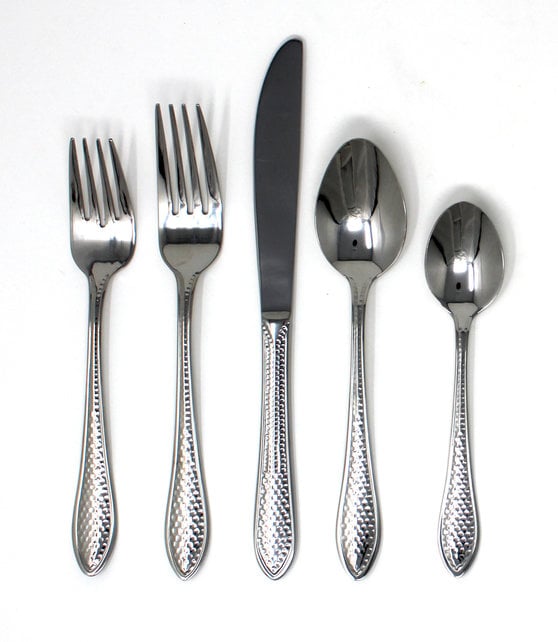 Metropolitan American Gehämmerter Edelstahl, 30 Stück