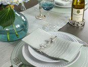 Brilliant Serviettenhalter Silber P4