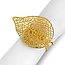Brilliant Brilliant Napkin Rings Leaf Gold