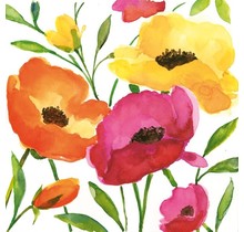Ambiente Servietten Aquarell Poppy