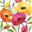Ambiente Servietten Aquarell Poppy