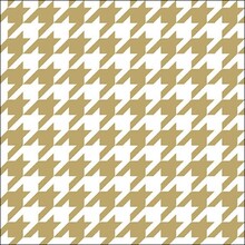 Ambiente Napkins Pied-de-Poule Gold/Terracotta