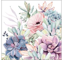 Serviettes Ambiente Amour Succulent