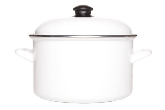 SALERNO Kasserolle Weiß 22cm 4,70 L