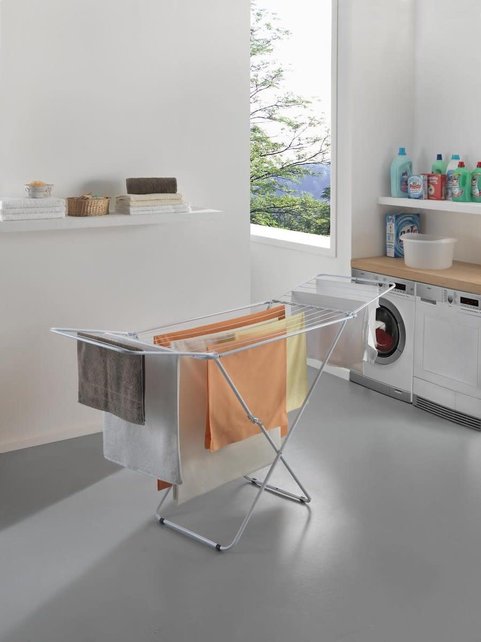 Metaltex Vulcano Drying Rack - 18 Metres Drying Length - Black