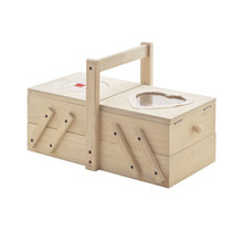 Houten Naaikist Hart 33x16,5x21cm