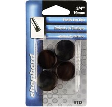 Shepherd Hardware Beinspitzen aus Kunststoff, 4er-Pack, 1,9 cm