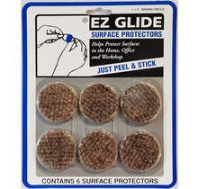 EZ Glide Brown Circle Klebeschutz 3,81 cm