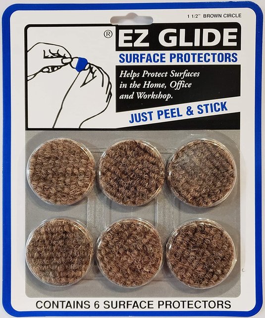 EZ Glide Brown Circle Klebeschutz 3,81 cm