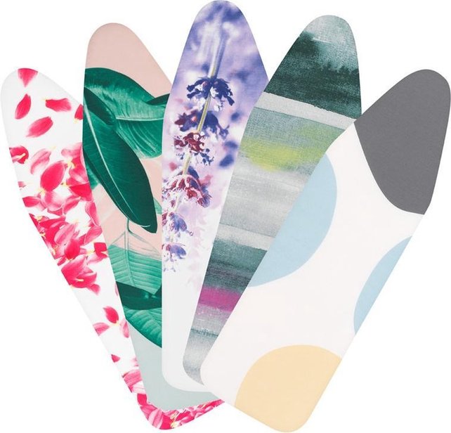 Brabantia Ironing Board Cover Cotton - 124 x 38 cm - 4 mm foam + felt