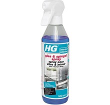 HG Glass Cleaner & Mirror Spray 500 ml, Streak-free Cleaning