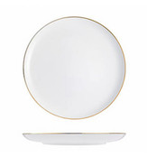 Mesapozelan Wit Elegante Bord met Gouden Rand Ø26cm