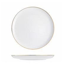 Wit Elegante Bord met Gouden Rand Ø26cm