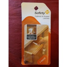 Safety Cabinet and Drawer Latches, 7-pc