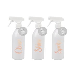 Spray Bottle With Rose Gold Label  500ml