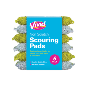 Vivid  Non-scratch Scouring Pads - 6 Pack