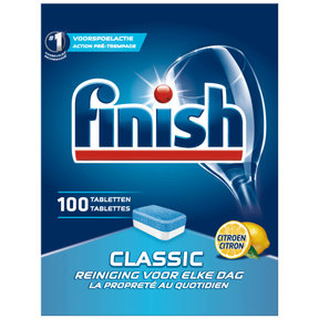 Finish Tablettes pour lave-vaisselle 100pcs citron