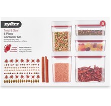 Zyliss Twist & Seal 5 Piece Set Vacuum Food Storage Containers