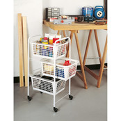 Metaltex San Diego Wit 3 Maandjes 30x38x66 Cm