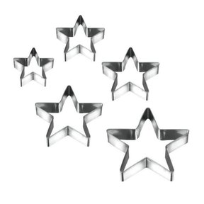Cookie Cutters ''Star Shape'' 5 pieces