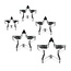 Metaltex Metaltex Stainless Steel Set Of 5 Cookie Cutters ''Star Shape''