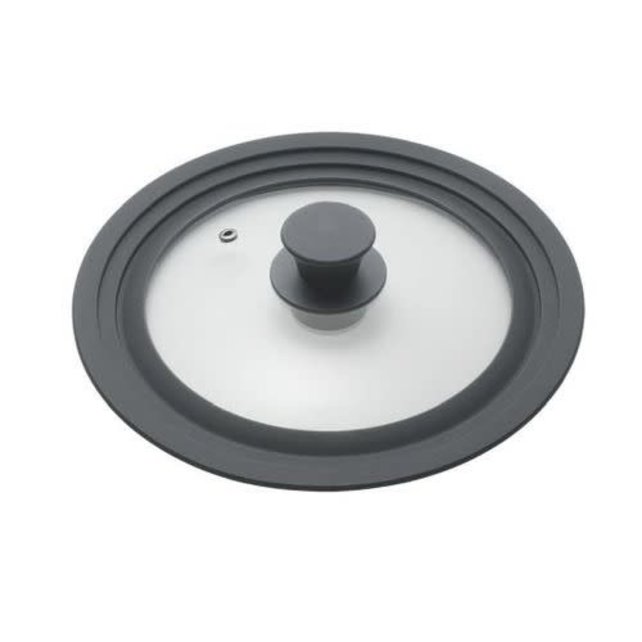 Couvercle de casseroles Metaltex 20/22/24 cm verre silicone