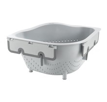 Metaltex - Drain On - Colander - In Sink Or On Countertop