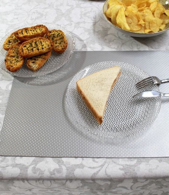 Polyline Placemat Rectangle -  Honey Comb