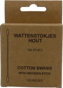 Cotton buds/swabs Wood 100pcs